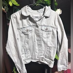 Old Navy Women's Light Gray Denim Jacket